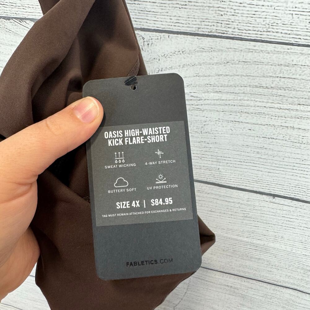 Fabletics Plus Size Active Brown Oasis High Waist… - image 6